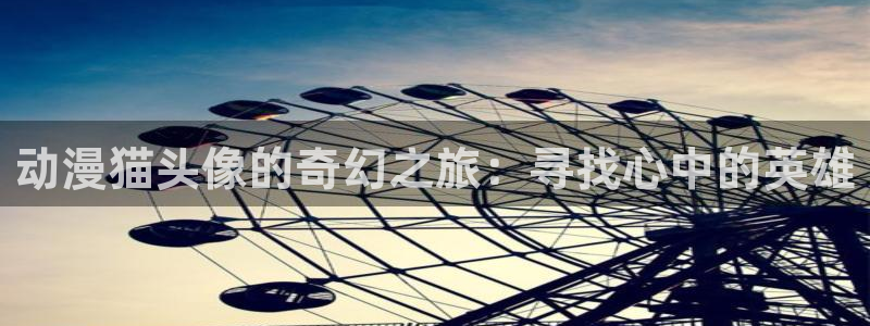 58动漫网：动漫猫头像的奇幻之旅：寻找心中的英雄